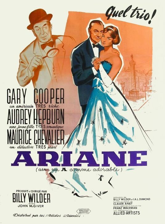 Love in the Afternoon (1957) - poster 2