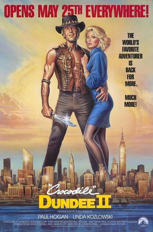 Crocodile Dundee II (1988) - poster 2