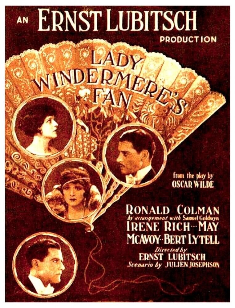 Lady Windermere's Fan (1925) - poster 2