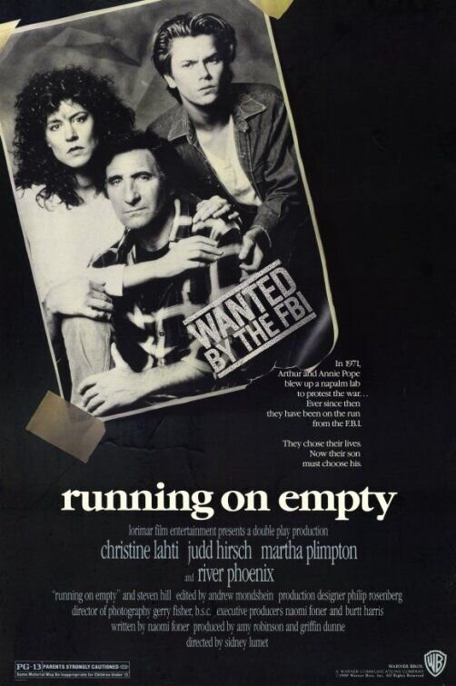 Running on Empty (1988) - poster 2