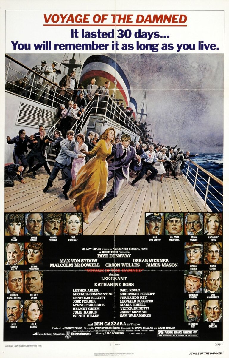 Voyage of the Damned (1976) - poster 2