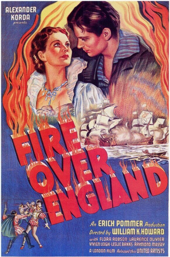 Fire Over England (1937) - poster 2