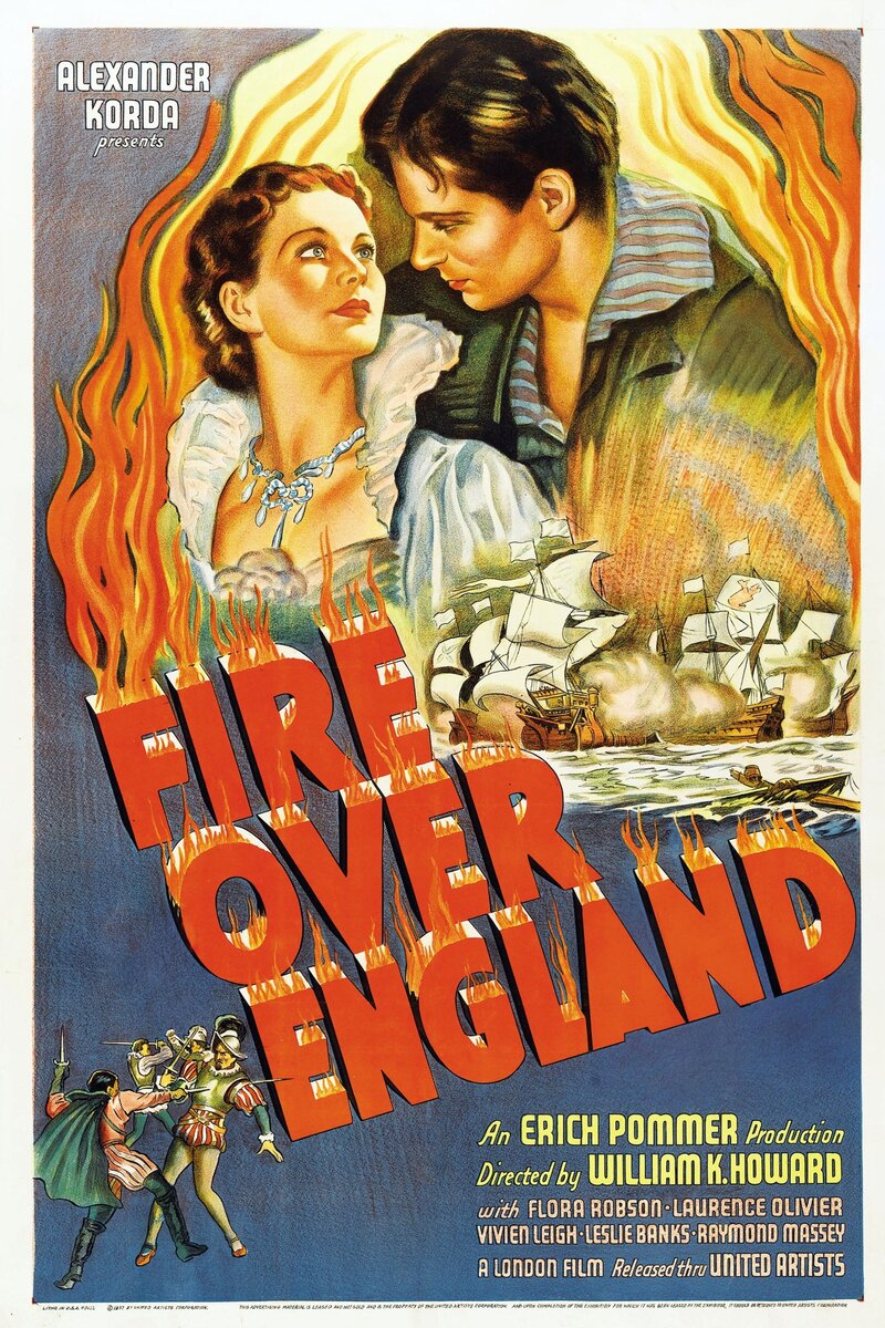 Fire Over England (1937) - poster 1