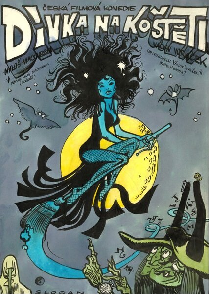 The Girl on a Broomstick (1972) - poster 1