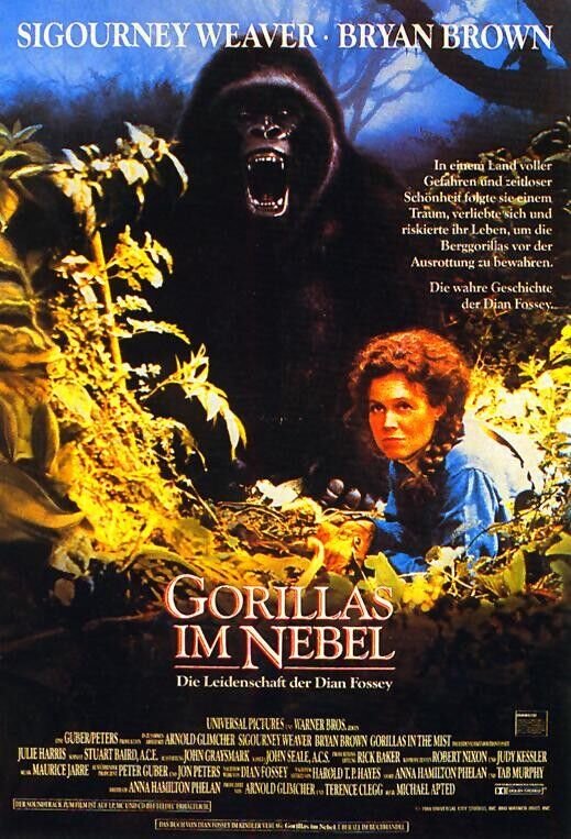 Гориллы в тумане (1988) - постер 2