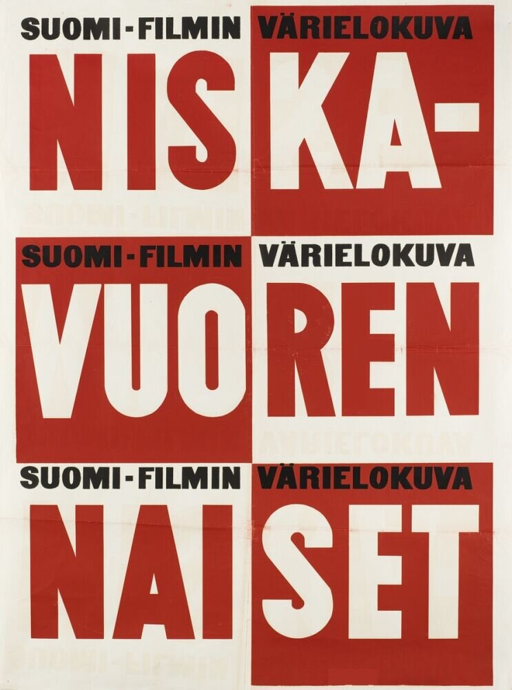 Niskavuoren naiset (1958) - poster 1