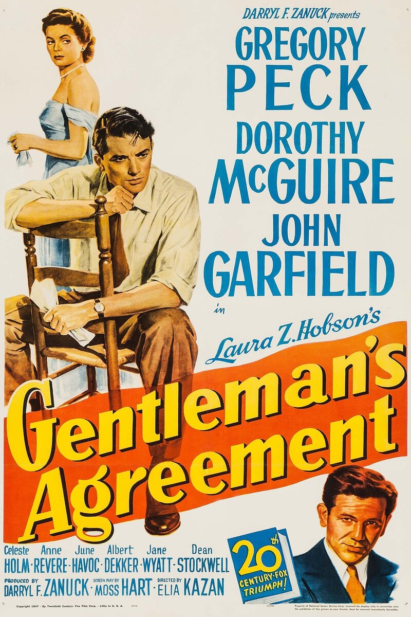 Gentleman's Agreement (1947) - poster 1