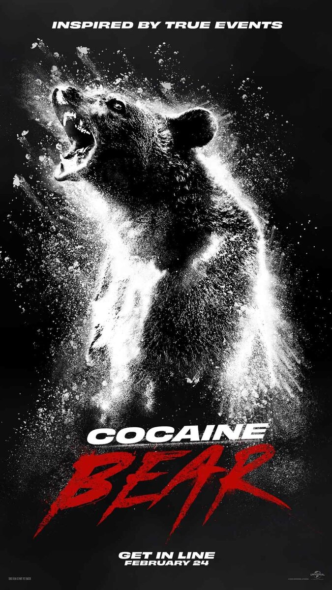 Cocaine Bear (2023) - poster 1