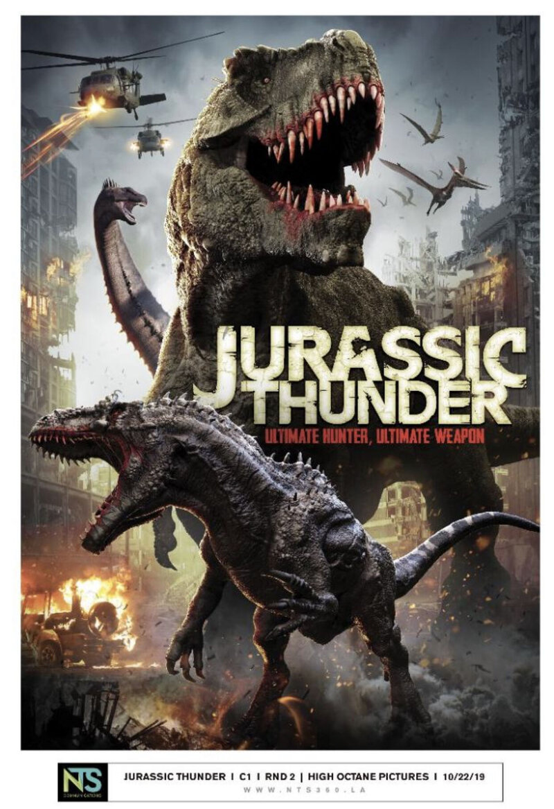 Jurassic Thunder (2019) - poster 2
