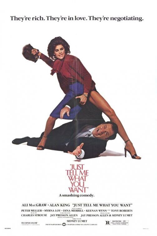 Just Tell Me What You Want (1980) - poster 2