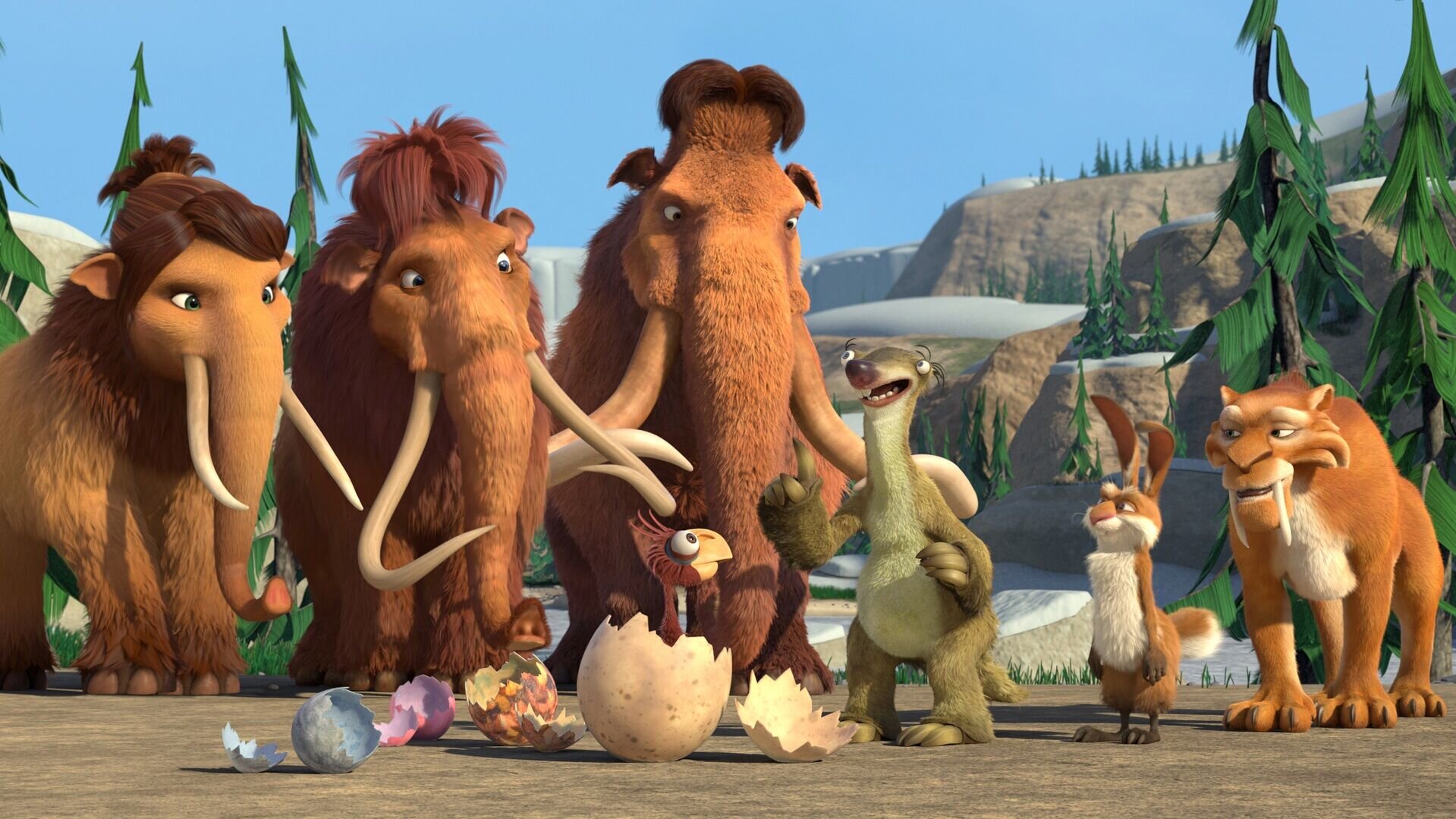 Stills from Ice Age: The Great Egg-Scapade.