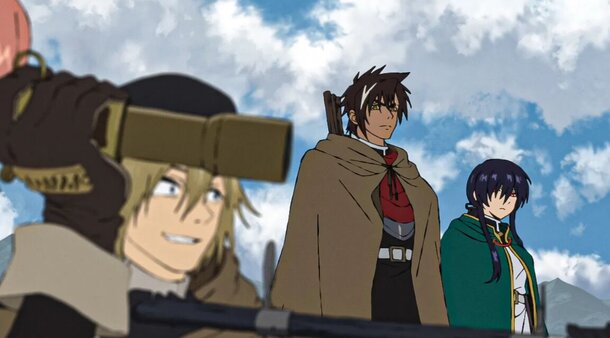 Аниме много, но только это ставят в один уровень с «Игрой престолов»: есть свой Ночной дозор и Джон Сноу