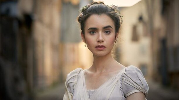 Лили Коллинз на новых кадрах мини-сериала «Отверженные» Лили Коллинз на новых кадрах мини-сериала «Отверженные»