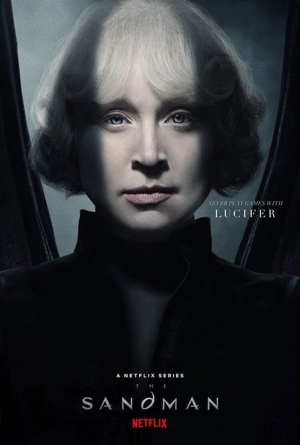 Гвендолин Кристи впервые предстала в образе Люцифера из сериала «Песочный человек» Гвендолин Кристи впервые предстала в образе Люцифера из сериала «Песочный человек»