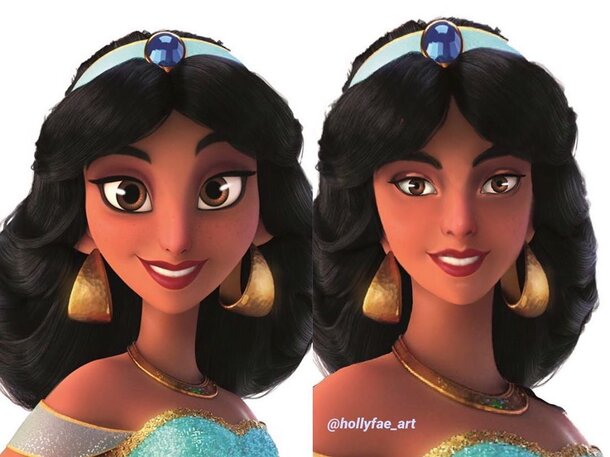 В сети показали, как могли бы выглядеть «реалистичные» принцессы Disney