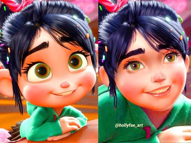 В сети показали, как могли бы выглядеть «реалистичные» принцессы Disney
