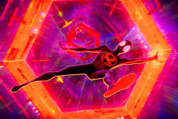 Мир Майлза Моралеса переворачивается вверх дном на постере «Человека-паука: Через вселенные 2»