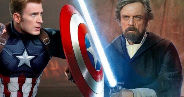 Люк Скайоукер считает, что щит Капитана Америки круче, чем лазерный меч