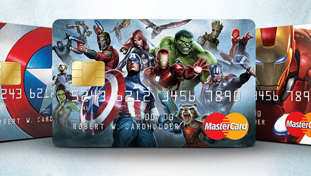 MasterCard выпустила пластиковые карты Marvel