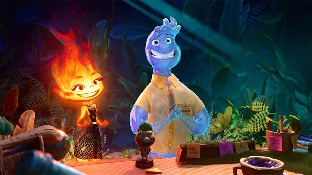 Огонь знакомится с водой в трейлере нового оригинального мультфильма Pixar «Стихии»