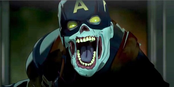 На новых постерах мультсериала «Что, если…?» показали зомби-версии Капитана Америки и Соколиного Глаза