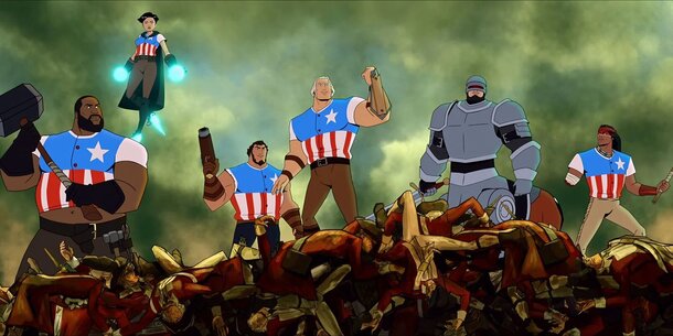 «Погнали зафигачим революцию»: Netflix выпустил трейлер анимационного фильма для взрослых «Америка» 
