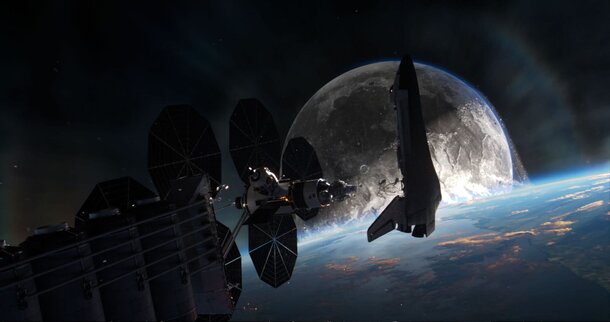 Студия Lionsgate опубликовала новые кадры из фильма-катастрофы Роланда Эммериха «Падение Луны»