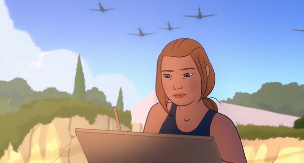 Молодая художница спешит наслаждаться жизнью на фоне нацистской угрозы в трейлере мультфильма «Шарлотта»