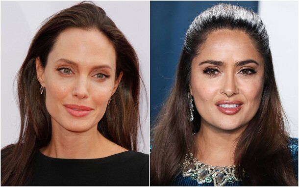 Сальма Хайек отметила свой 55-й день рождения в компании Анджелины Джоли