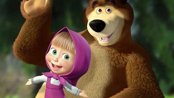 Мультсериал «Маша и медведь» вошел в топ-5 самых востребованных в мире