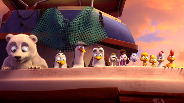 Звери сбегают из цирка в трейлере мультфильма «Крутые яйца: Миссия «Пингвин»