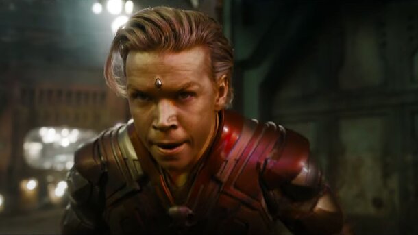 Решительный Адам Уорлок: появился кадр из «Стражей Галактики 3» с персонажем Уилла Поултера