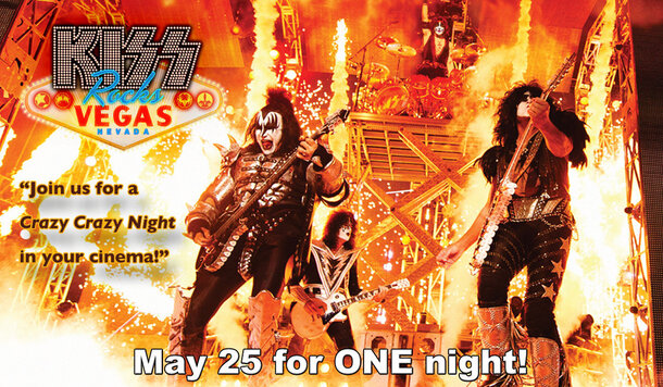 25 мая уникальный показ фильма-концерта KISS rocks Vegas в СИНЕМА ПАРК