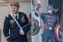 На фото со съемок «Сокола и Зимнего солдата» обнаружили «неправильного» Капитана Америку
