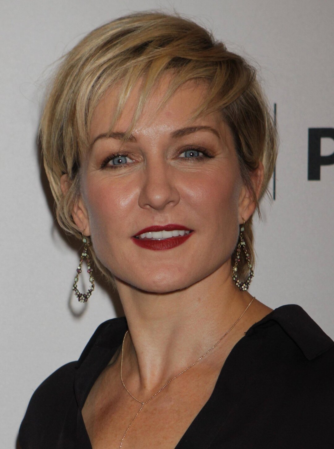 Actress Amy Carlson attends the opening of the Broadway play 
