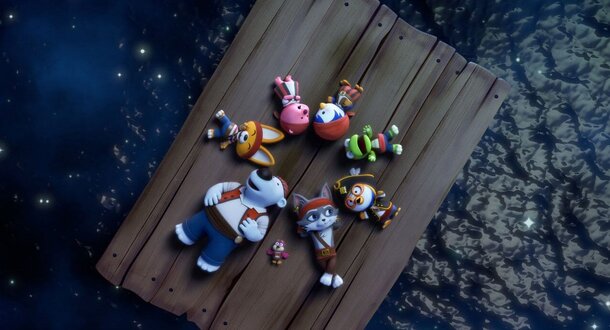 Маленькие зверята попали в серьёзную пиратскую передрягу. 