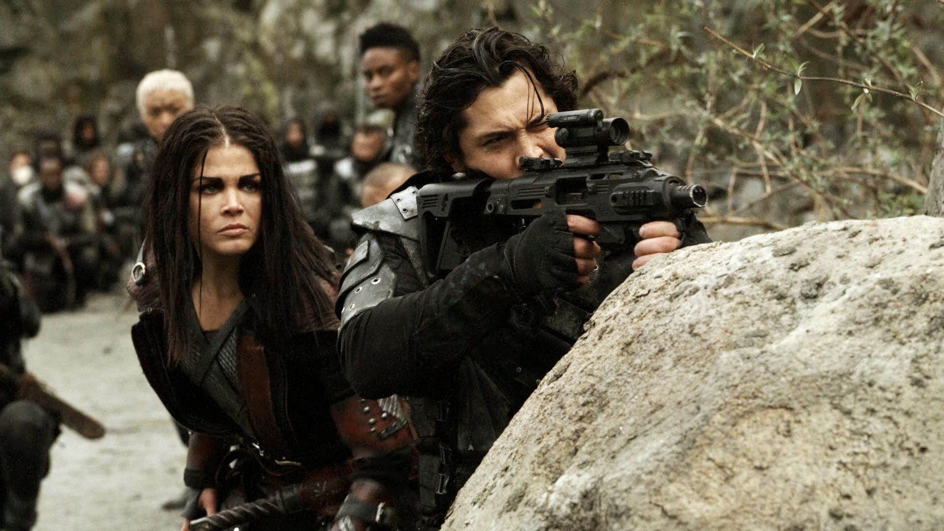 Сотня в качестве 720. Octavia Blake the 100. Сотня / the 100 (2014 – наст.время).