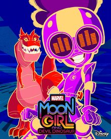 Marvel's Moon Girl and Devil Dinosaur poster