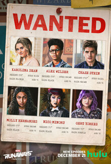 Runaways poster Runaways poster