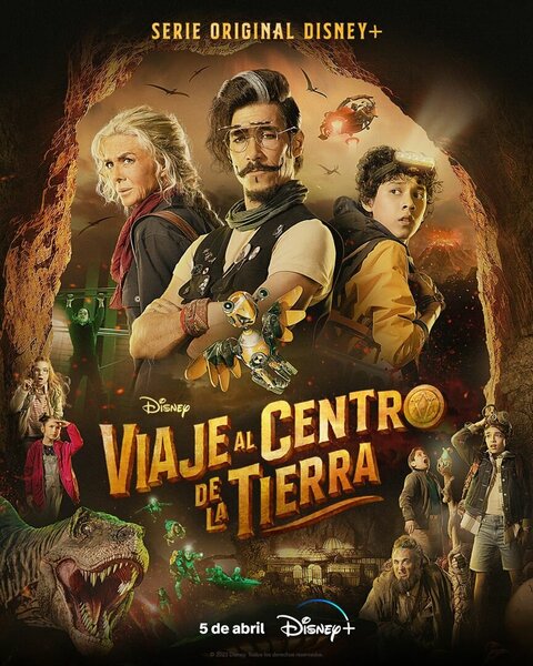 Viaje al centro de la tierra poster