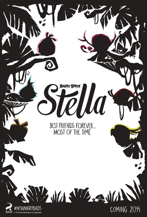 Angry Birds Stella poster