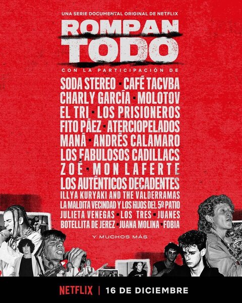 Rompan todo: La historia del rock en América Latina poster