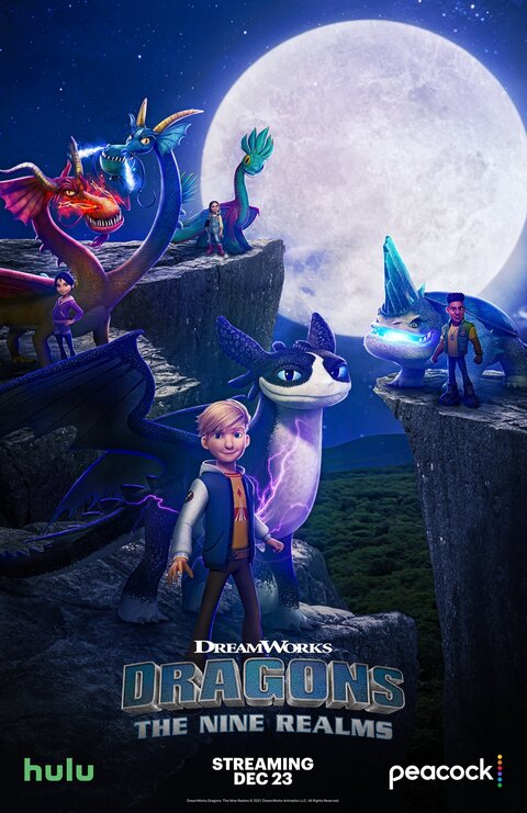 Постер сериала Драконы: Девять миров