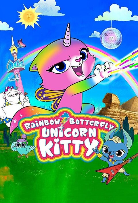 Rainbow Butterfly Unicorn Kitty poster