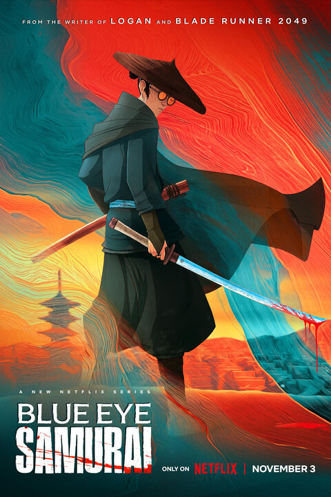 Blue Eye Samurai poster