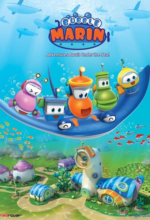 Bubble Bubble Marine poster