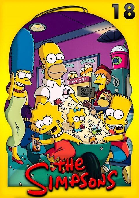 The Simpsons season 18 poster