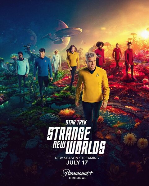 Постер к 3-му сезону сериала Звездный путь: Странные новые миры