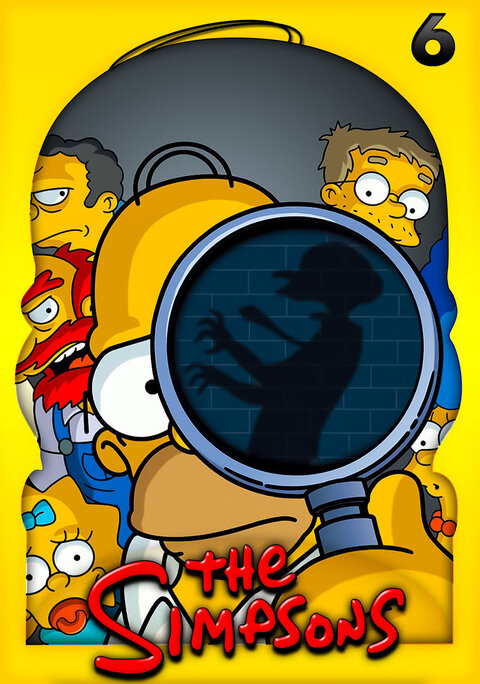 The Simpsons season 6 poster