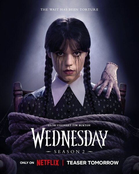 Wednesday season 2 poster